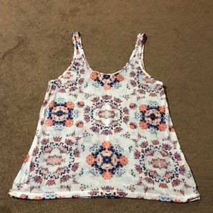 Floral tank top